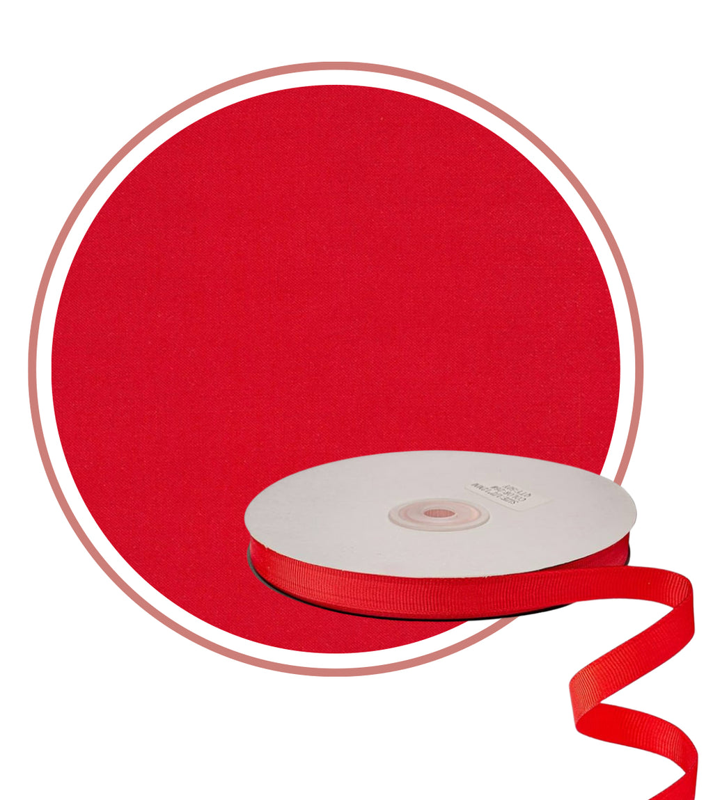 Canvas Banner with Oversize Ties and Ribbon