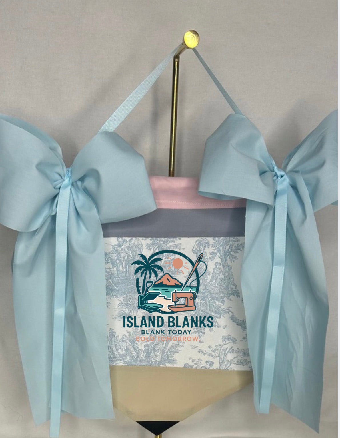 Pencil Cotton Banner with bows