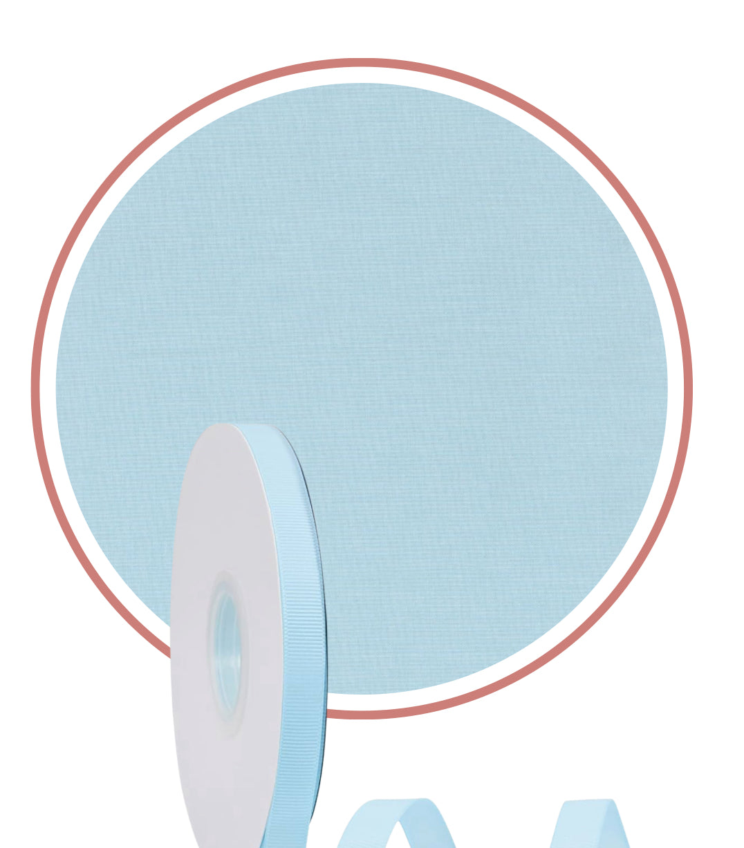 Canvas Banner with Oversize Ties and Ribbon