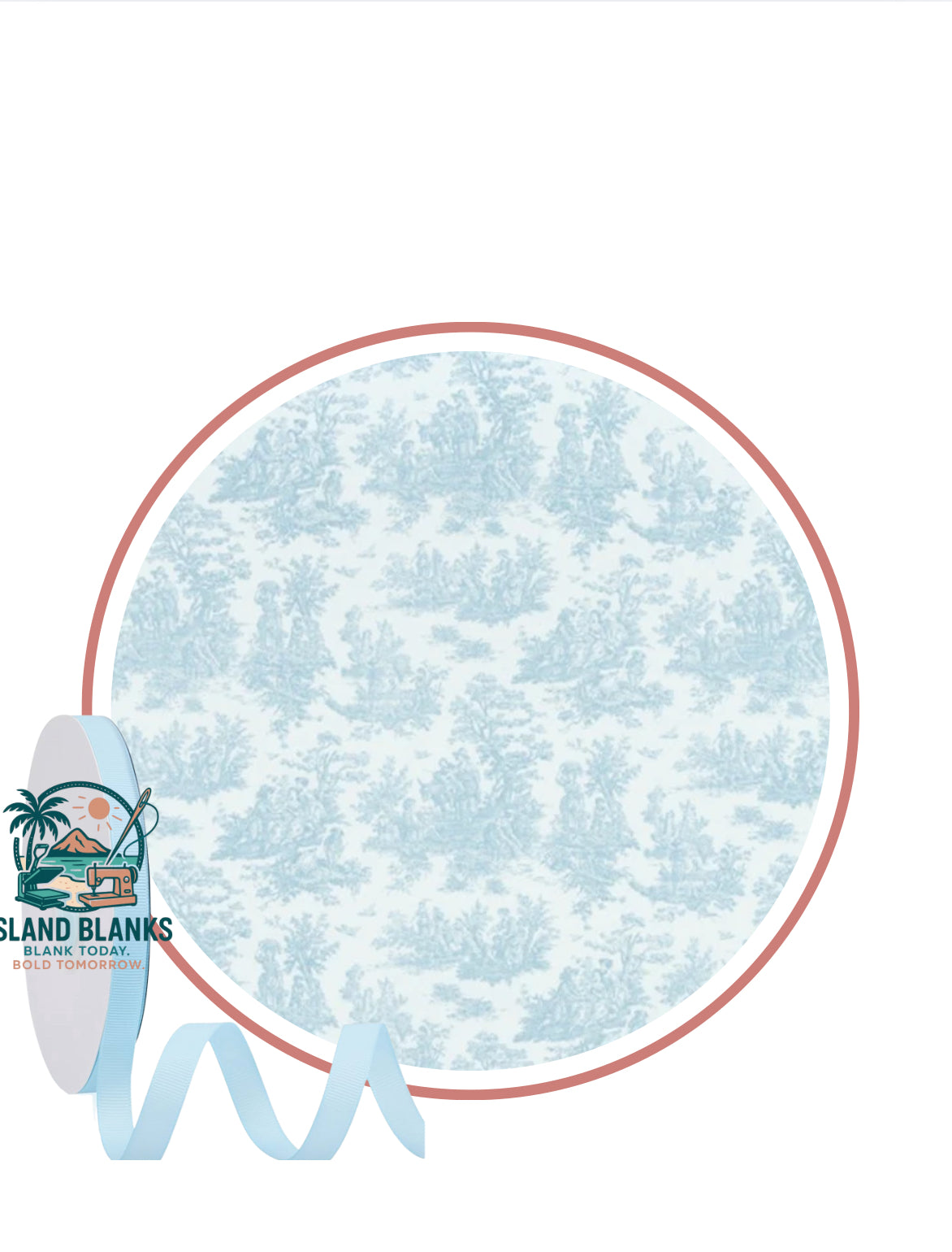 Canvas Banner with Oversize Ties and Ribbon