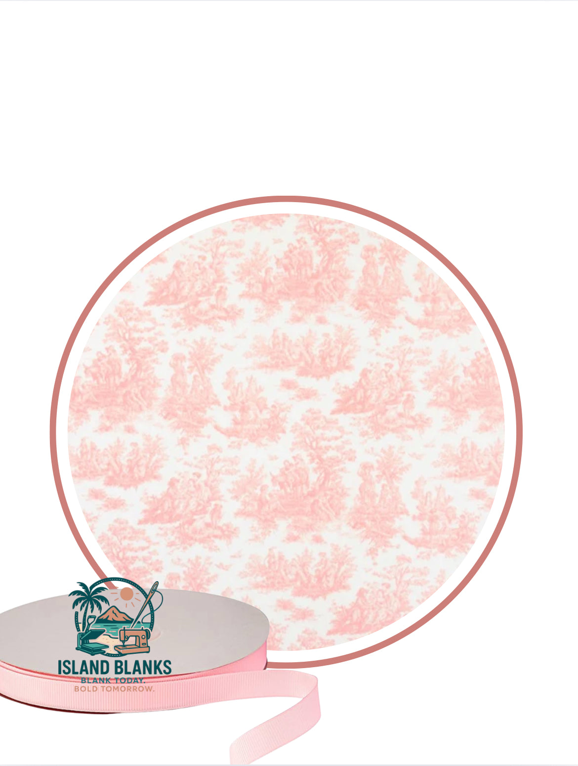 Canvas Banner with Oversize Ties and Ribbon