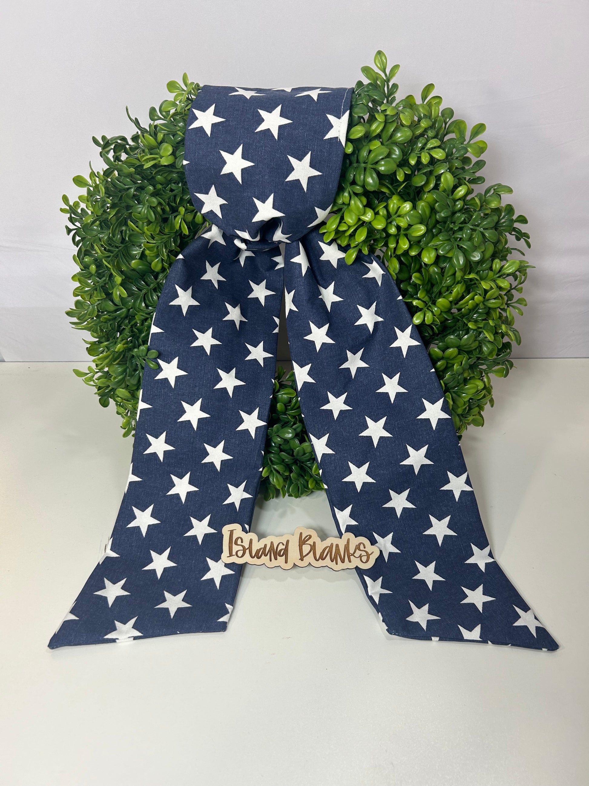Patriot 4th of July Star Wreath Sash