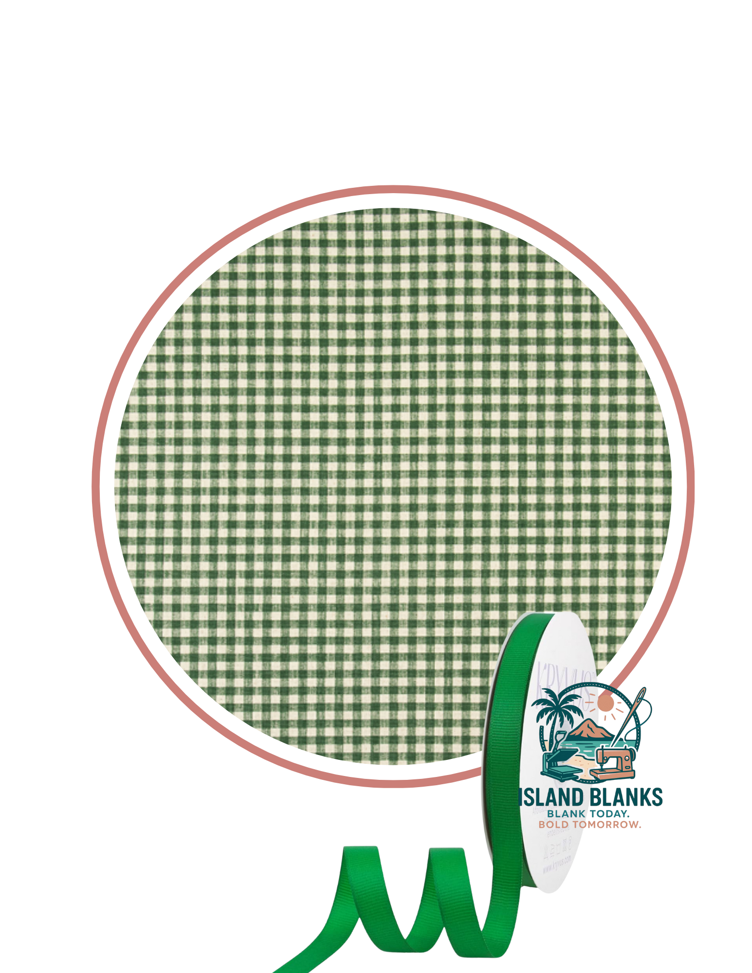 Canvas Banner with Oversize Ties and Ribbon