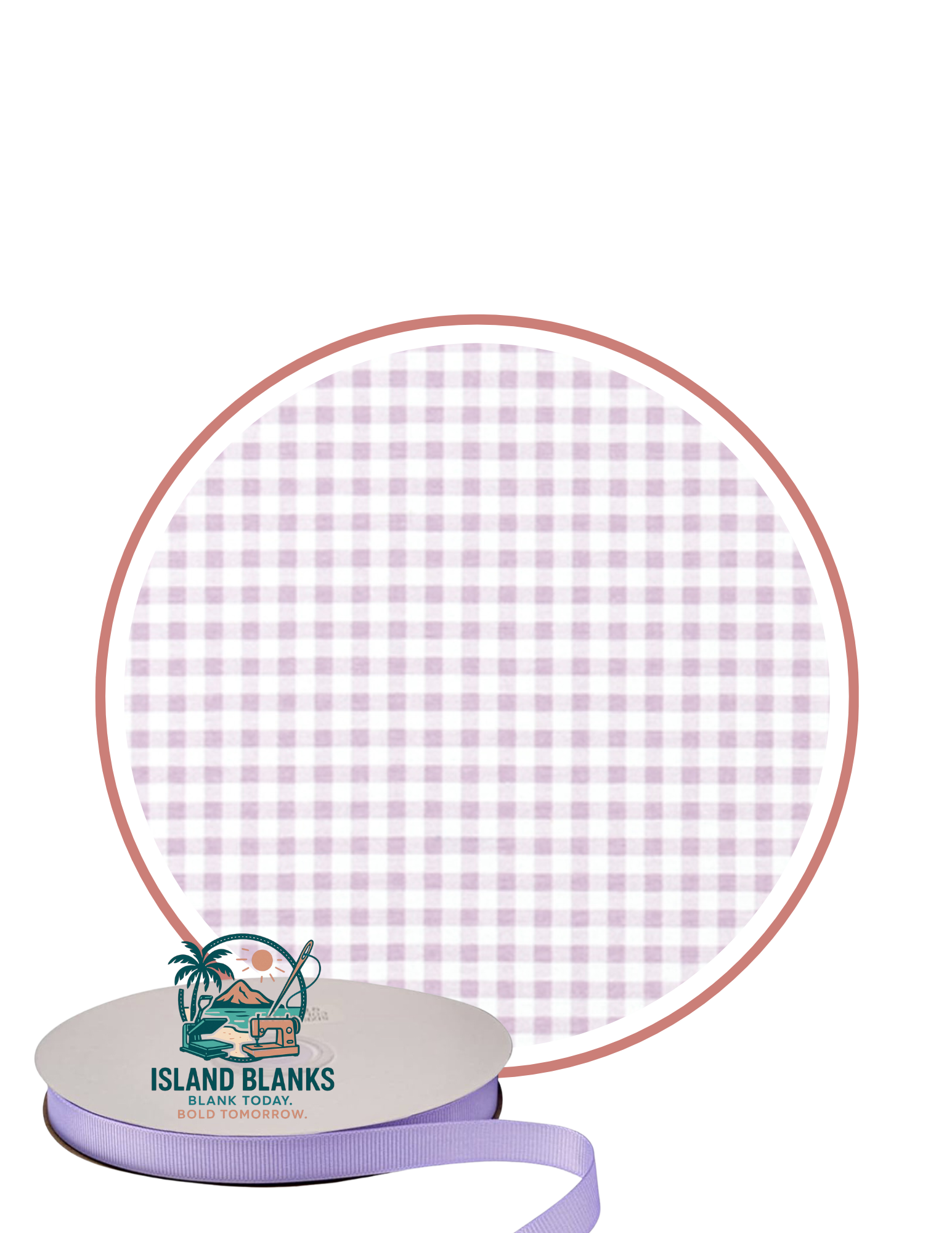 Canvas Banner with Oversize Ties and Ribbon