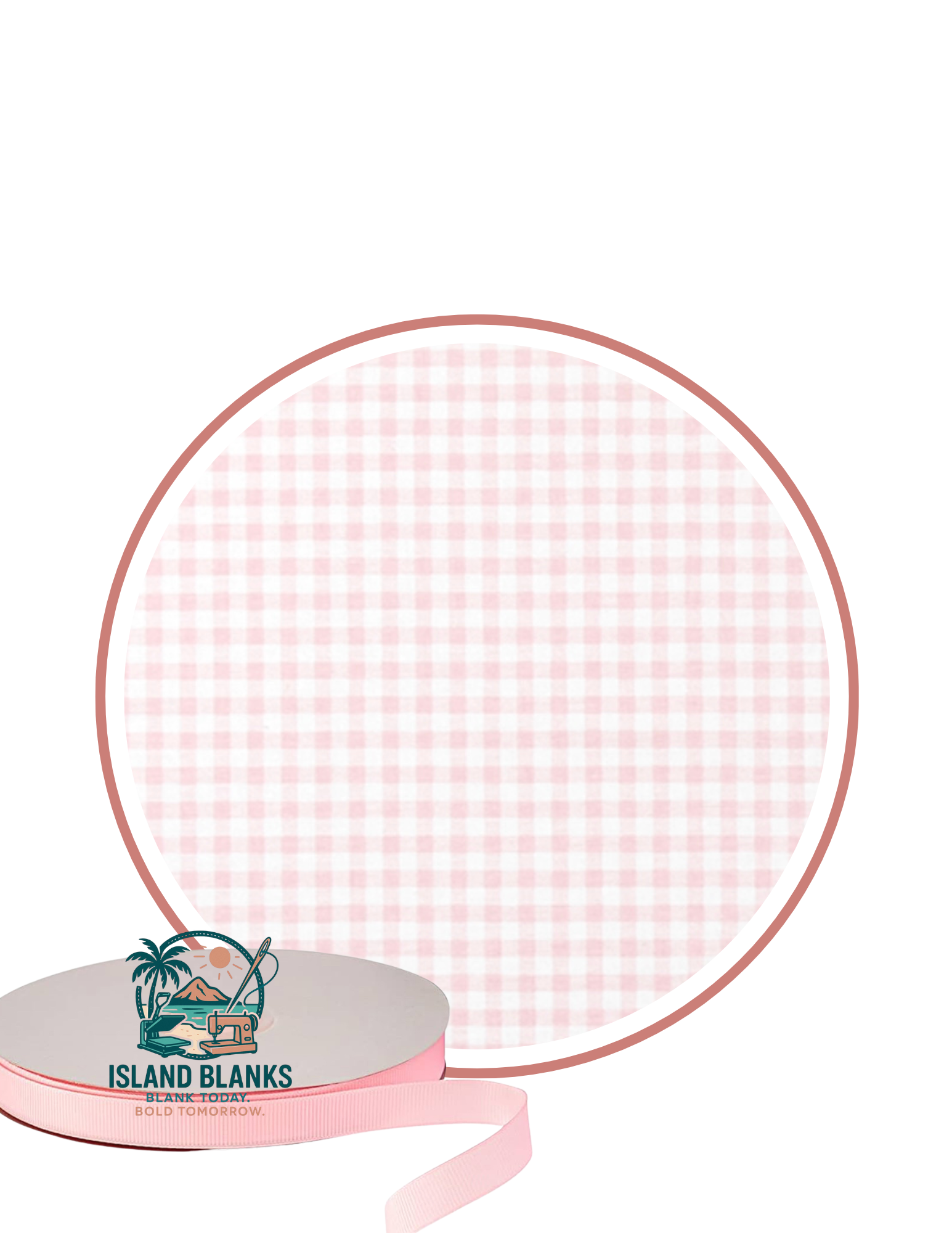 Canvas Banner with Oversize Ties and Ribbon