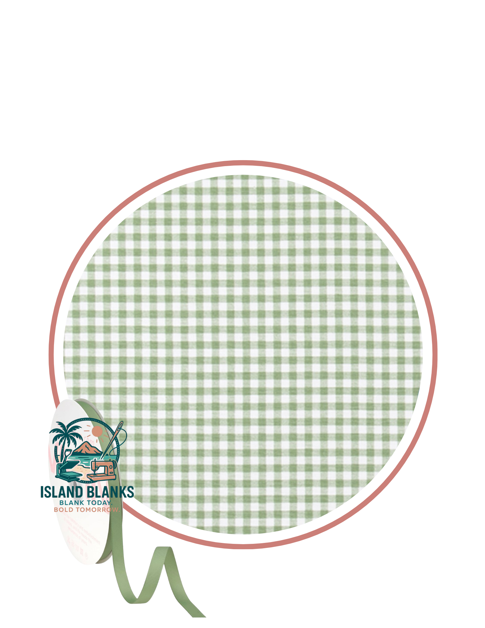 Canvas Banner with Oversize Ties and Ribbon